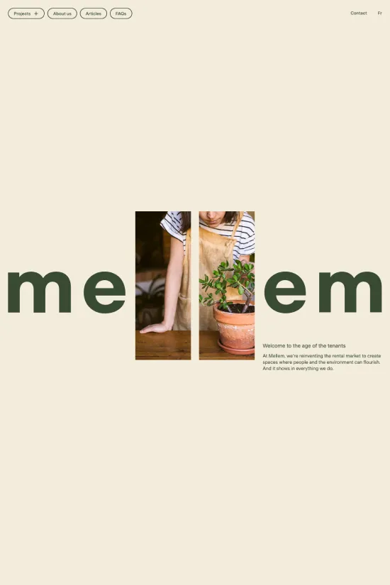 The website for M Le Monde exudes elegance through its minimalistic design ethos. It employs a sophisticated color palette with a muted sage green(#c9d5b5), a deep forest green(#1e3932), and crisp white(#ffffff), evoking a feeling of tranquility and connection to nature. The typography is contemporary, with a sans-serif font that complements the clean lines and modern design style of the website. Each section of the site is crafted with a keen eye for space and structure, guiding the visitor through an immersive experience that highlights the company's real estate projects. Imagery is thoughtfully curated to represent the brand's emphasis on meticulous design and quality, and the website's functionality marries form and function, promising a user experience that is as intuitive as it is aesthetically pleasing. The overall design, especially its focus on sustainable and eco-friendly spaces, reflects the ethos of M Le Monde, catering to an audience that values refined design and sustainable living.